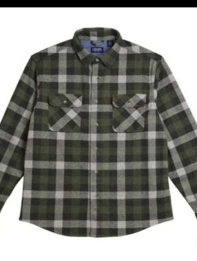 Chaps Men's Knit Flannel Shirt, nwt